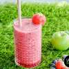 Banaan aardbei smoothie
